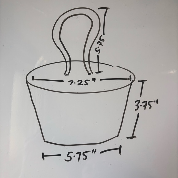 Vintage - Navy Woven Lucite Round Box Purse - Picture 7 of 7